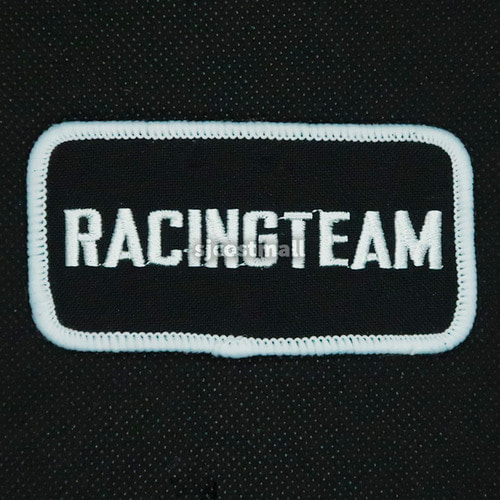 블랙 레이싱 팀 RACING TEAM 와펜 자수 패치라벨,와펜,코스프레 승진사